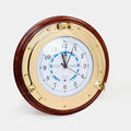 Nagina International Premium Ornamental Time Tide Clock On Solid Deluxe Wood Base | Pirate's Ocean Beach Decor (10 Inches)