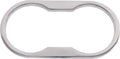 Kentrol  30002 Jeep Wrangler  - 2007-10 Cup Holder Bezel Polished Stainless Steel