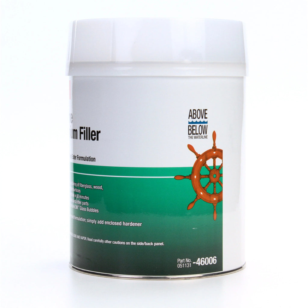 3M Marine Premium Filler, 46006, 1 gal, 4 per case
