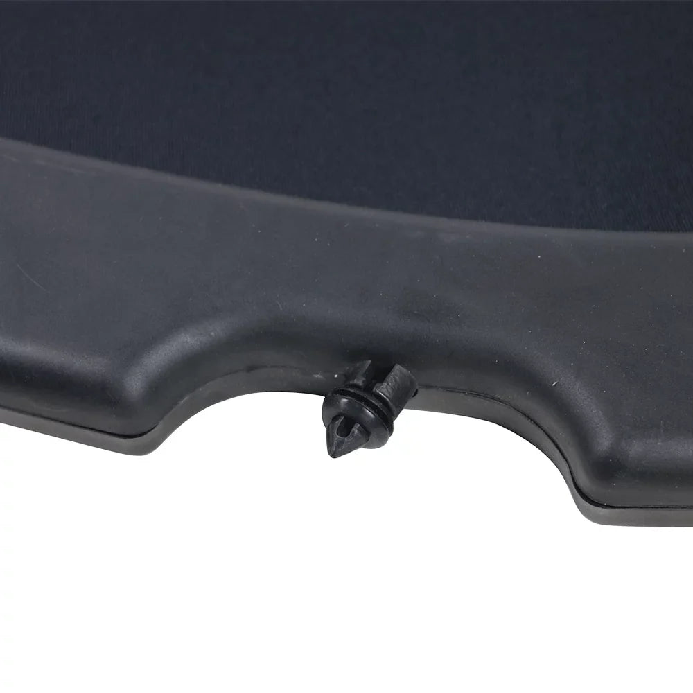 Ikon Motorsports Compatible with 02-06 Acura   Style Black Trunk Privacy Luggage Cargo Cover