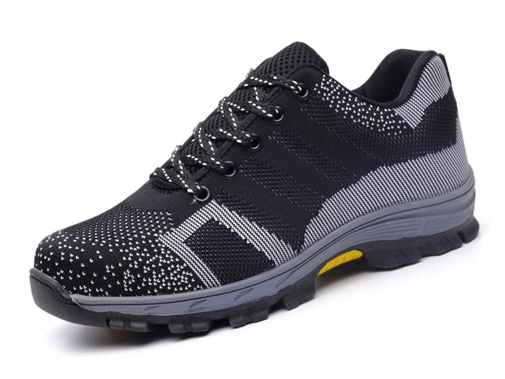 Steel Toe Work Shoes for Women Men Breathable Safety Shoes Lightweight Industrial Work Sneakers Construction Shoes