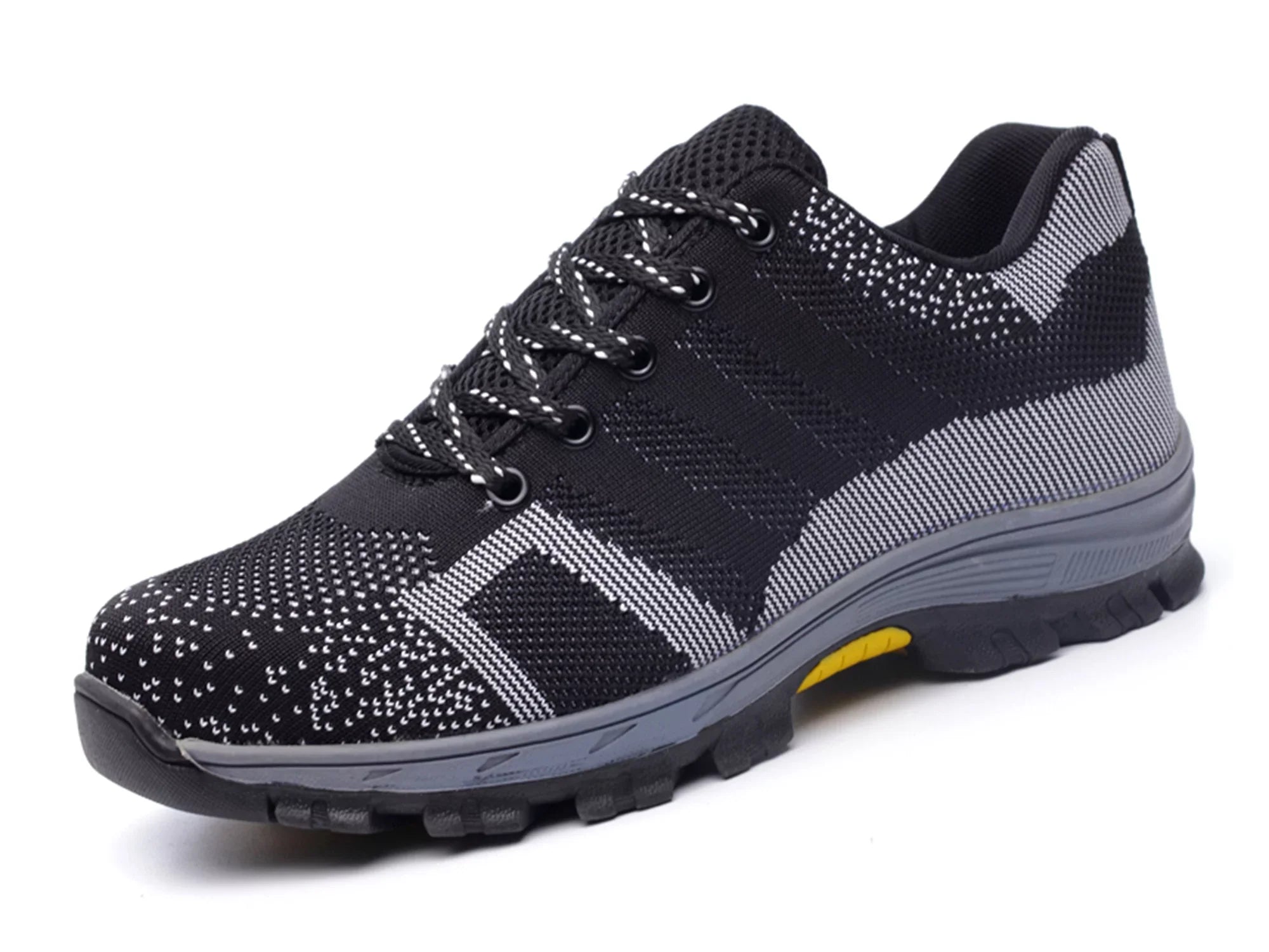 Steel Toe Work Shoes for Women Men Breathable Safety Shoes Lightweight Industrial Work Sneakers Construction Shoes