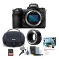 Nikon Z6II Mirrorless Camera Body with   Mount Adapter and Accessory Bundle
