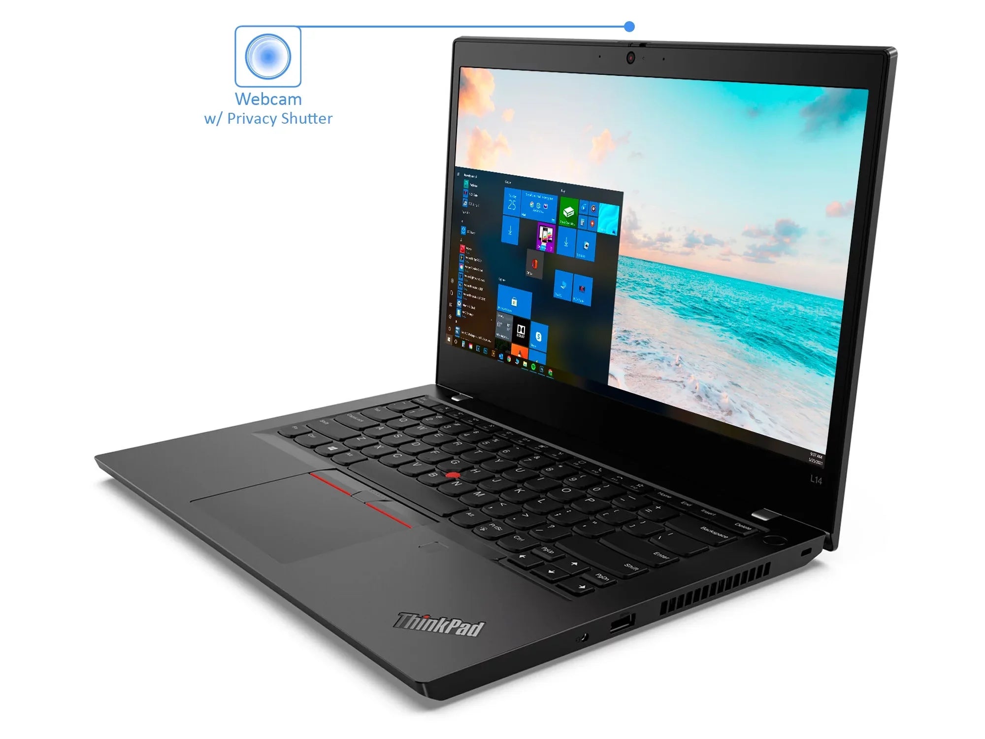 Lenovo ThinkPad L14 Gen 2 Laptop, 14"   Display, Intel Core i5-1135G7 Upto 4.2GHz, 32GB , 2TB NVMe , , Thunderbolt , DisplayPort via -C, Wi-Fi, Bluetooth, Windows 10 Pro