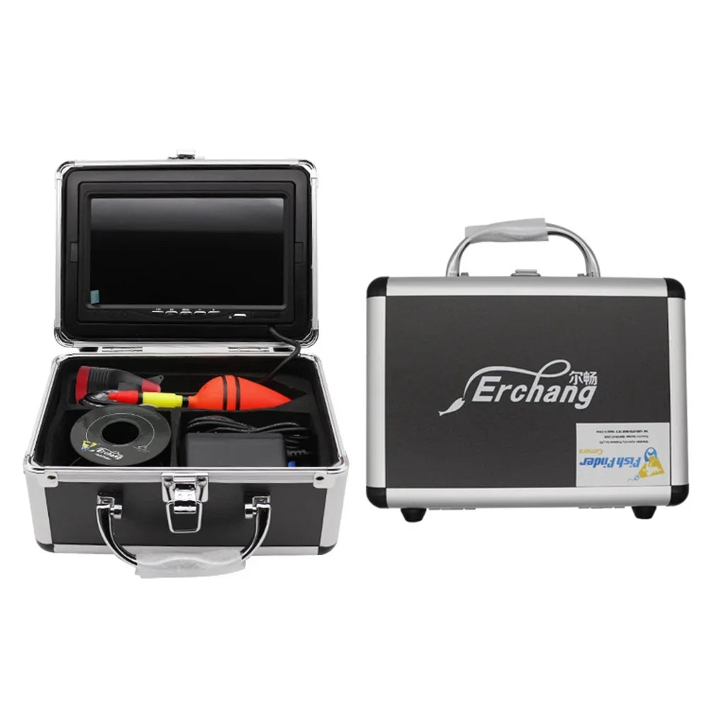 Erchang Underwater Fishing Camera Portable Fish Finder with 7 Inch  for Boat Kayak Lake Sea Fishing - Crystal Clear Imaging, User-friendly Design, Perfect for Fishing Enthusiasts