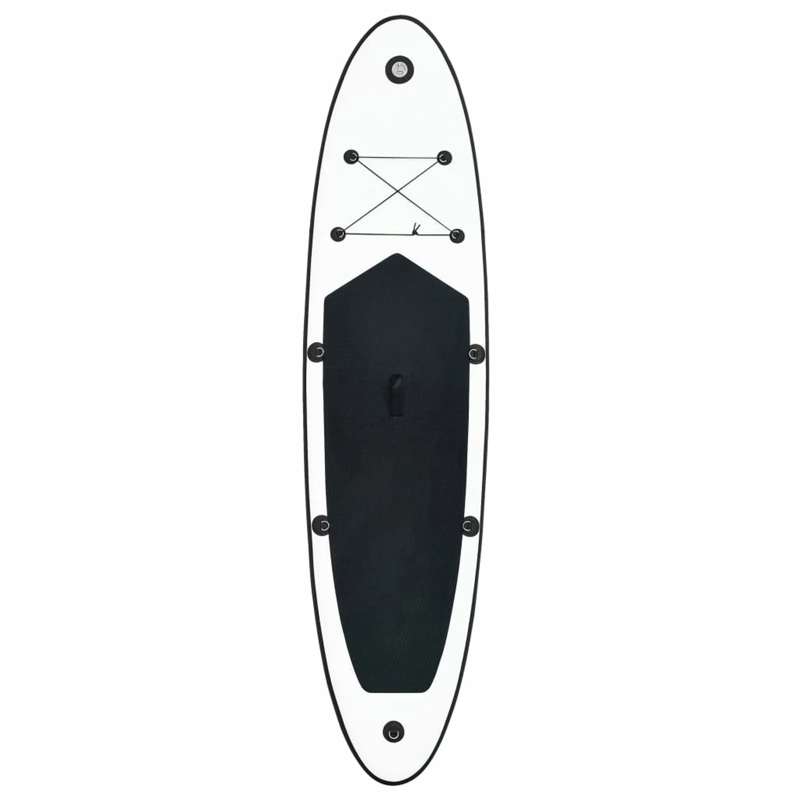Inflatable Paddleboard Set Black and White