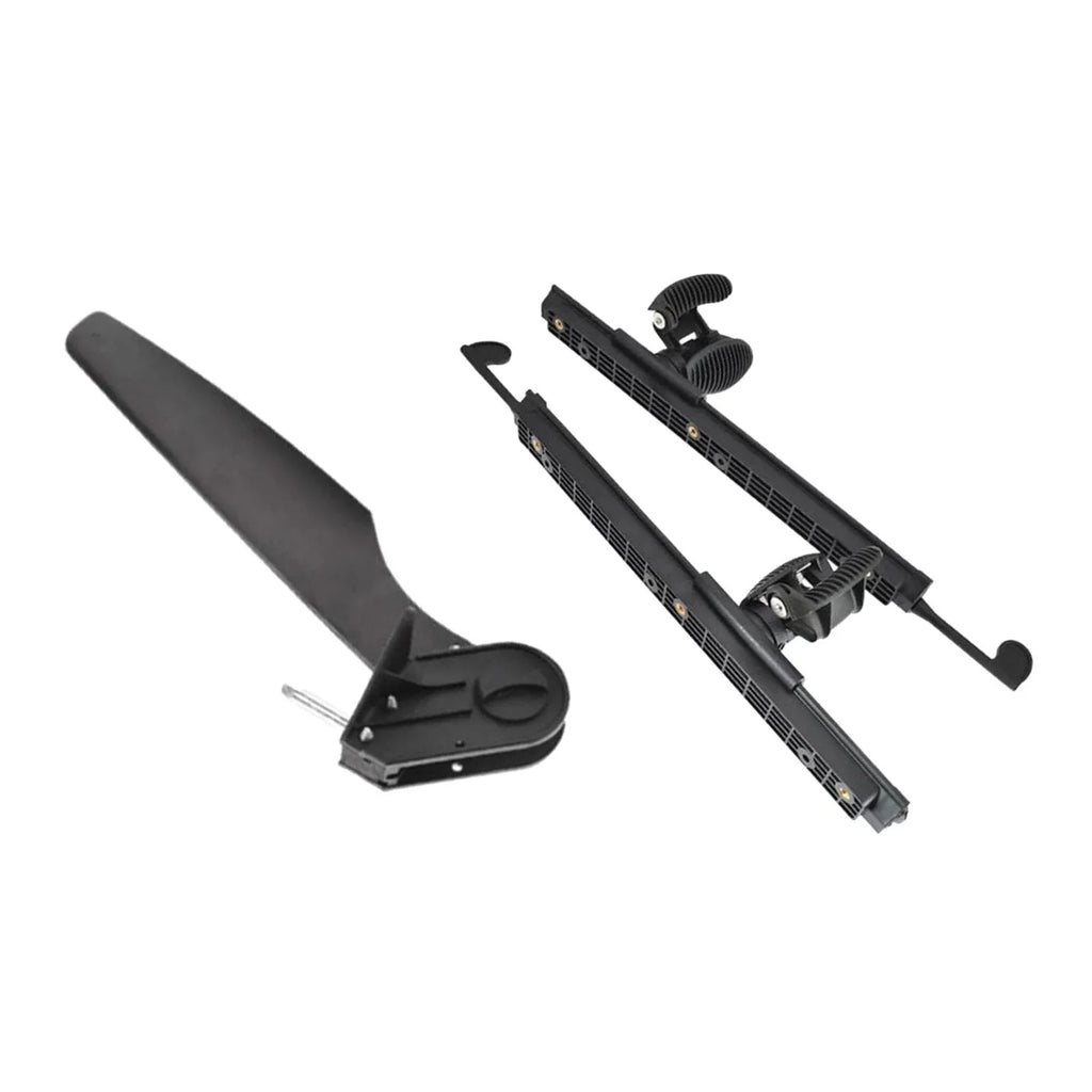kesoto Kayak Rudder Kayak Foot Pegs Boat Tail Watercraft Rudder with Foot Brace Pedals for Fishing Boat Canoeing Marine Accessories