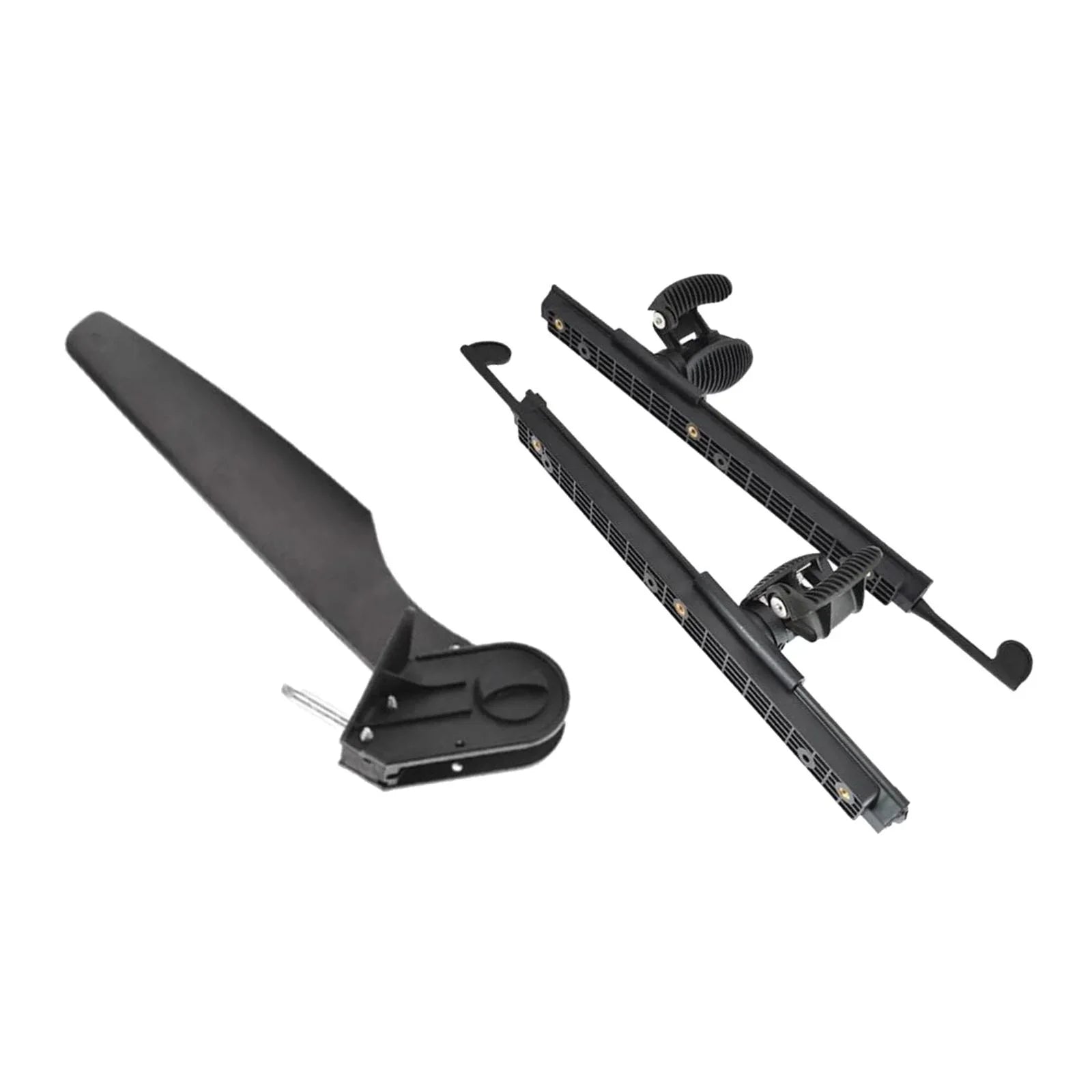 kesoto Kayak Rudder Kayak Foot Pegs Boat Tail Watercraft Rudder with Foot Brace Pedals for Fishing Boat Canoeing Marine Accessories