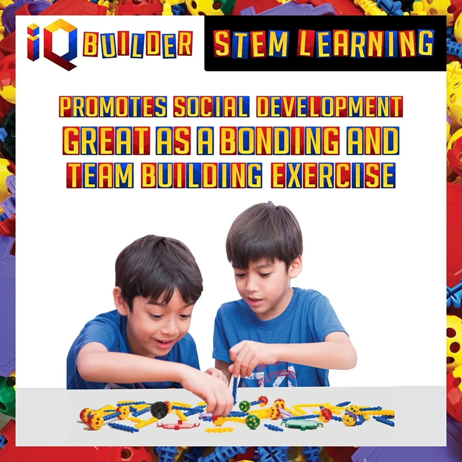 Learning Toys, Creative Construction Engineering, Fun Educational Building Blocks Toy Set for Boys and Girls Ages - 5, 6, 7, 8, 9 and 10 Year Old, Best Toy Gift for Kids