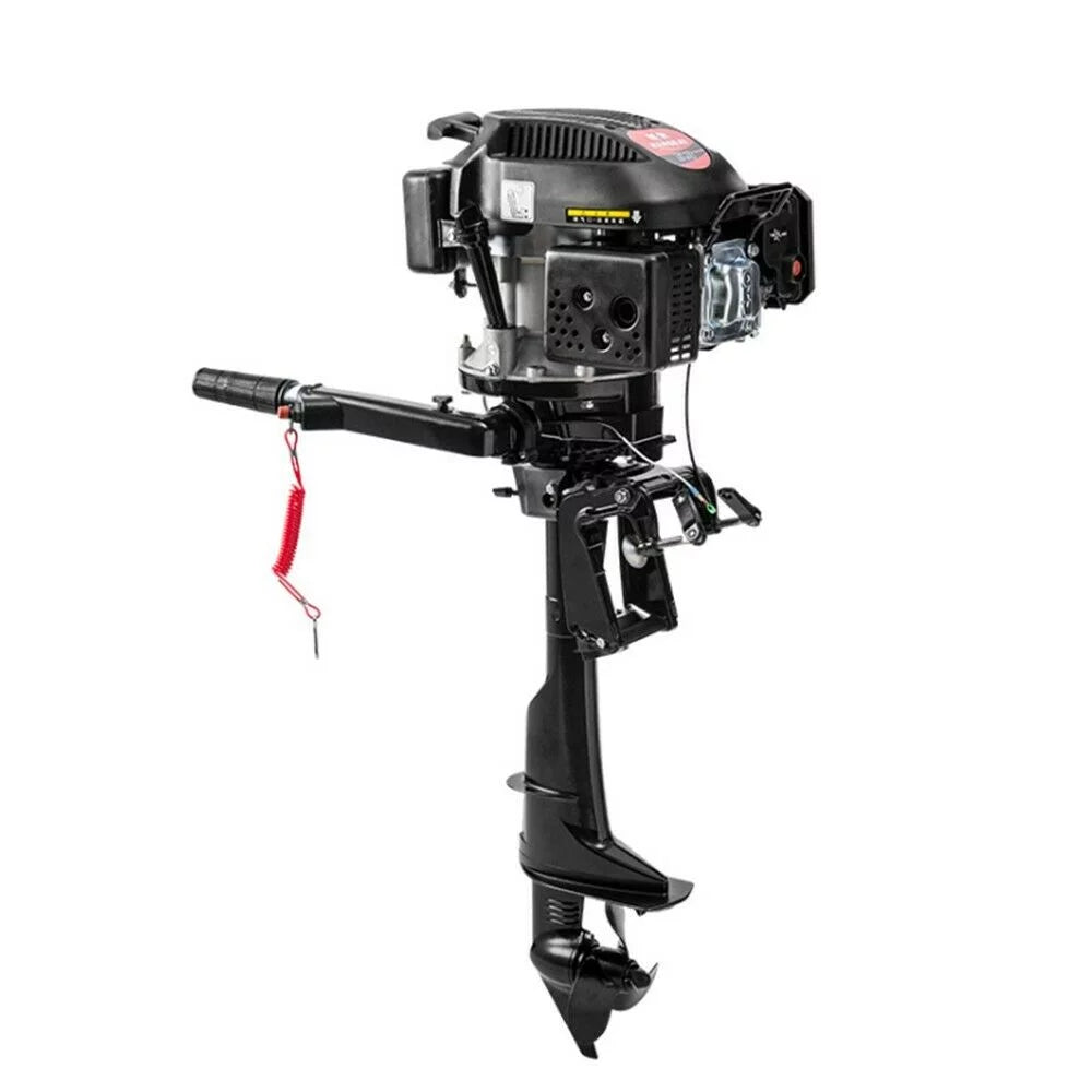 6  4-Stroke Heavy Duty Outboard Motor Fishing Boat Engine Air Cooling System