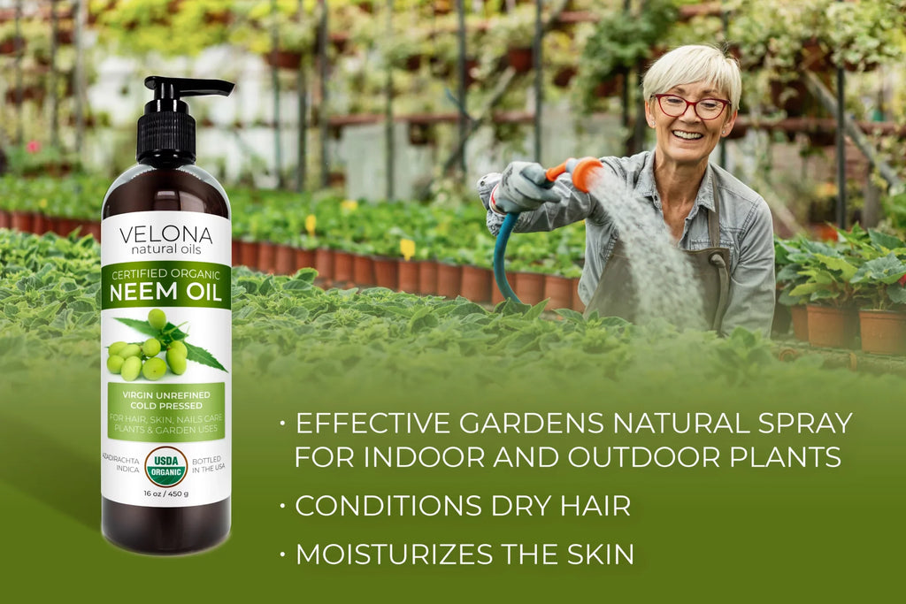 Velona Neem Oil  Certified Organic - 64 oz | 100% Pure and Natural Carrier Oil | Virgin, Unrefined, Cold Pressed | Hair, Body and Skin Care | Use Today - Enjoy Results