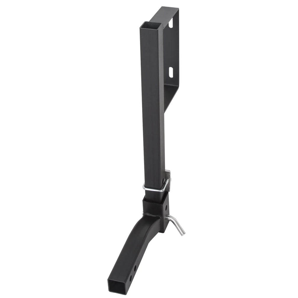 Universal Trailer Hitch Spare Tire Carrier Fits All 2" Receivers  Truck Car Tire Rack 24" High Hitch Spare Tire Mount