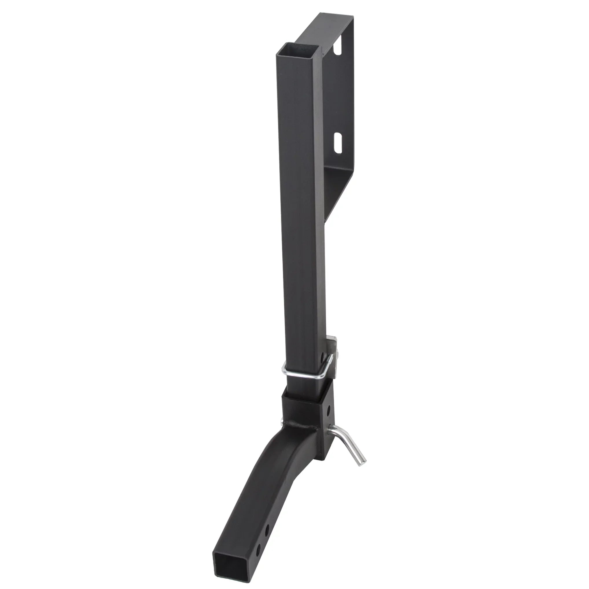 Universal Trailer Hitch Spare Tire Carrier Fits All 2" Receivers  Truck Car Tire Rack 24" High Hitch Spare Tire Mount