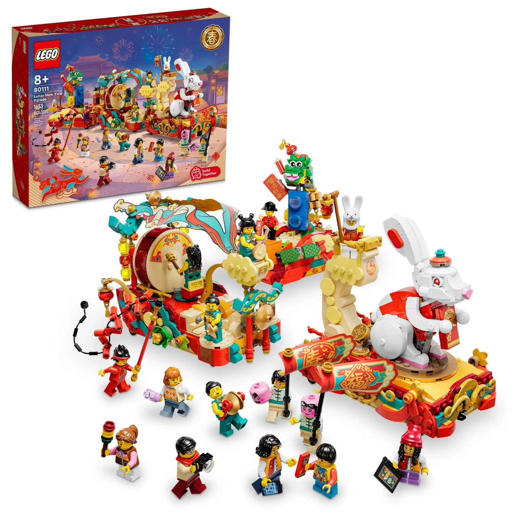 Lunar New Year Parade 80111 Building Toy Set (1,653 Pieces)