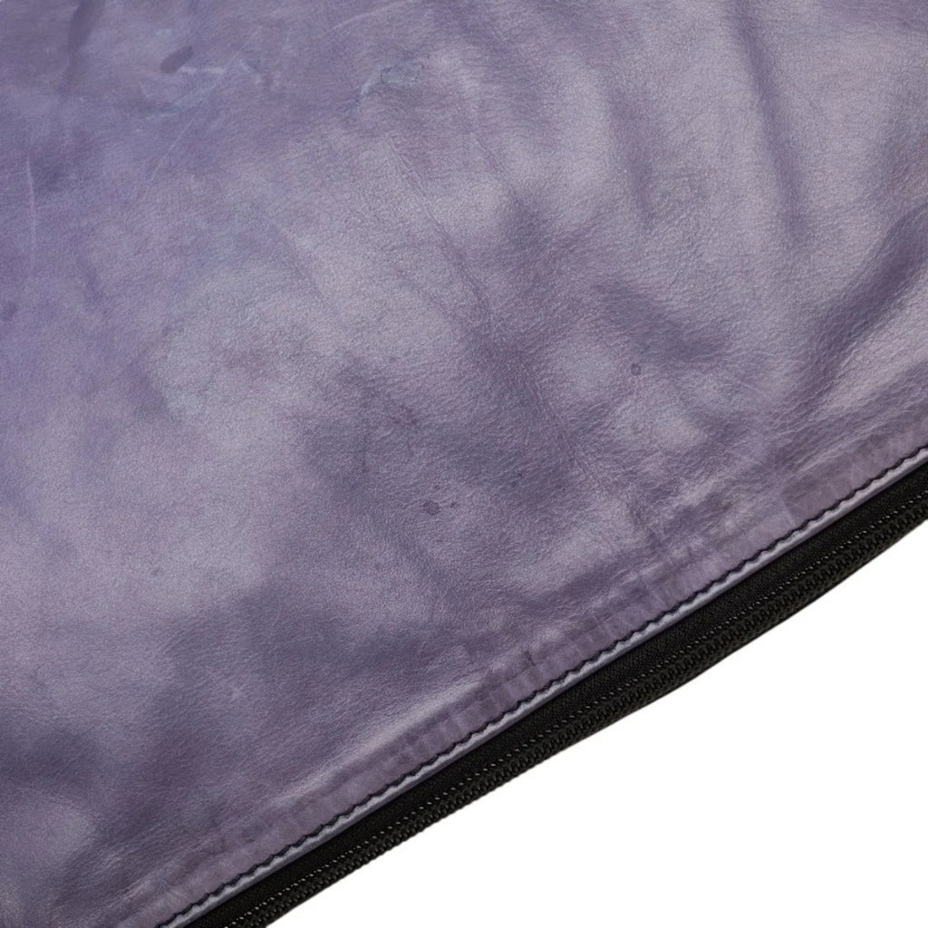 Pre-Owned Berluti Second Bag Clutch Gray Purple Leather Men's (Good)