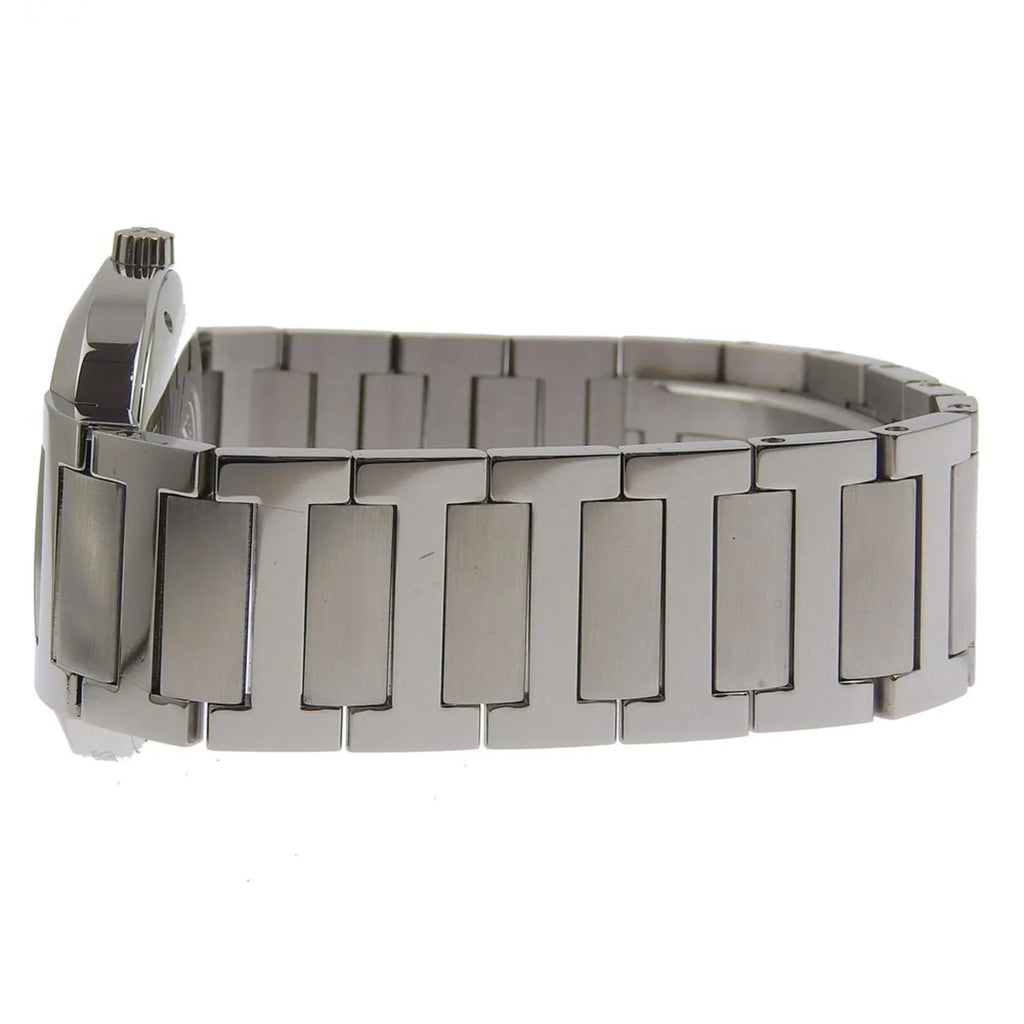 Pre-Owned Hermes Nomad Watch NO1.710 Stainless Steel Swiss Made Silver Quartz Analog Display White Dial Men's (Fair)