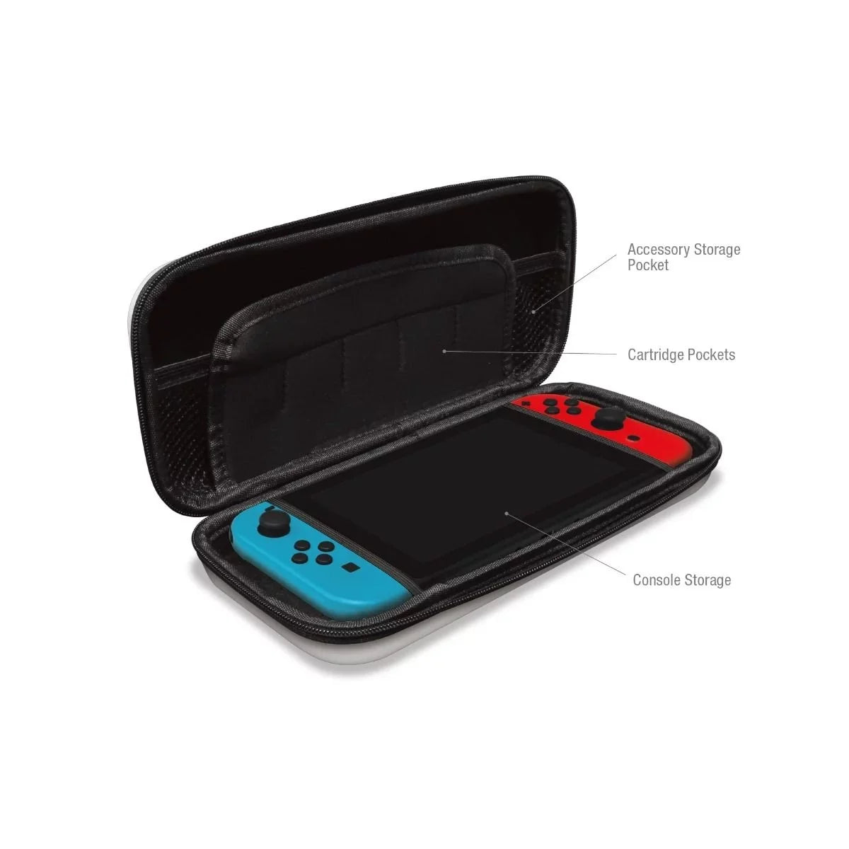 Nintendo Switch  White w/  Hard Shell Carrying Case Japanese Edition