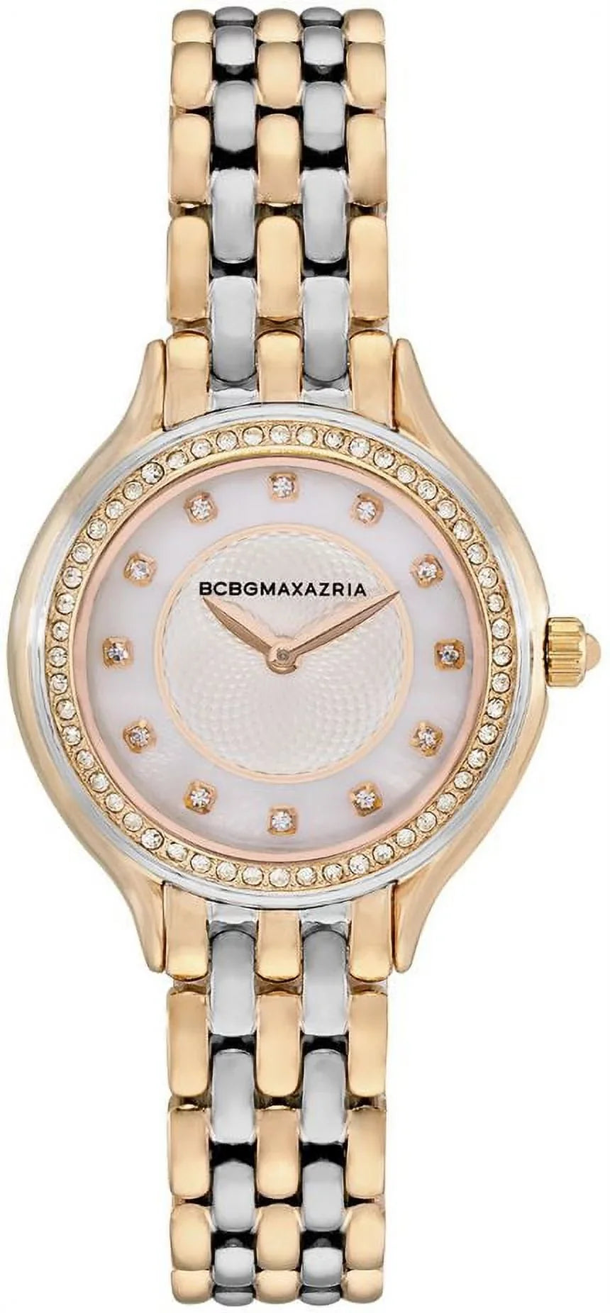 Women's  Two Tone silver Gold Mother of pearl  Watch BG50999007