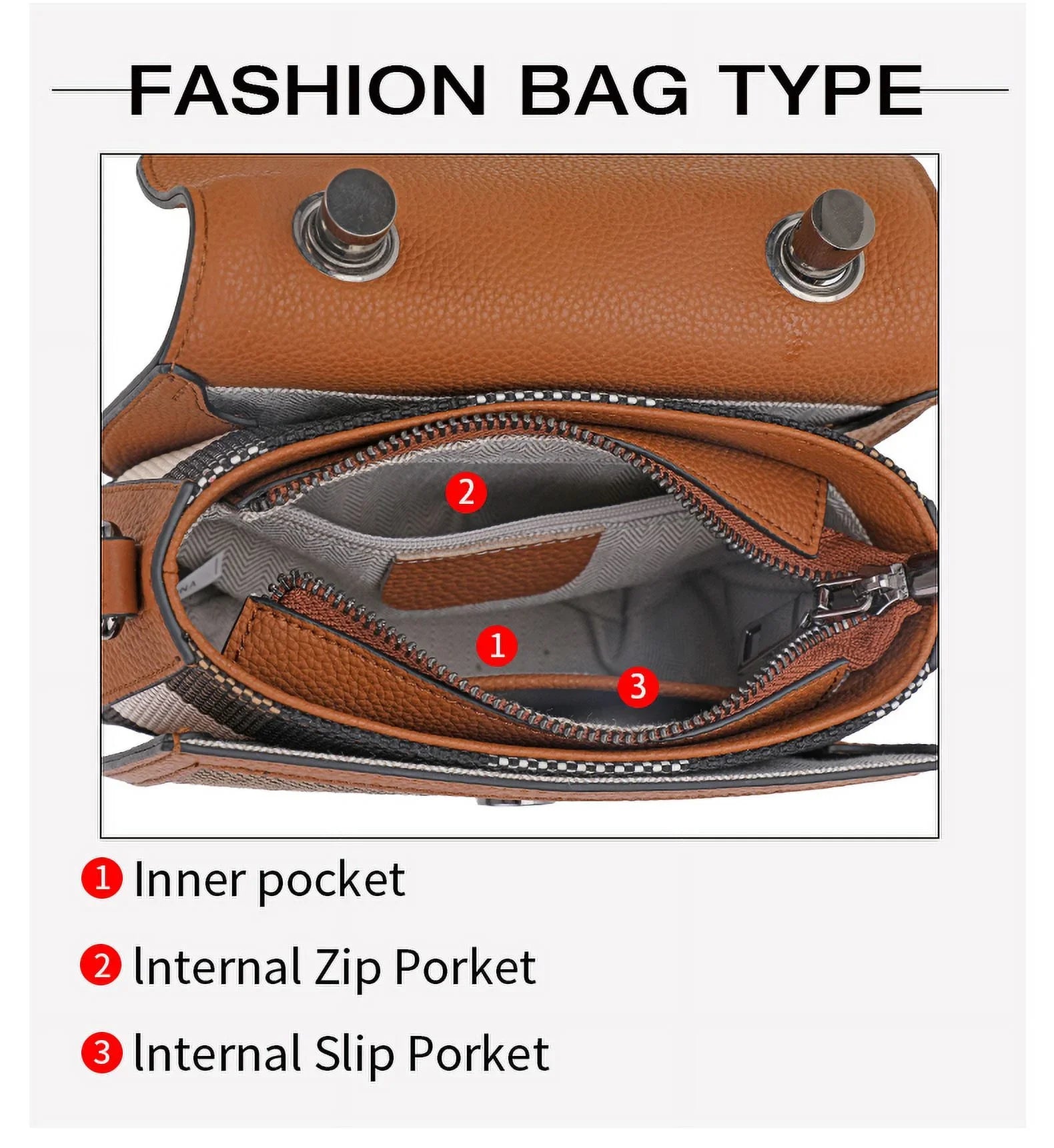 Aidrani   New Women's One Shoulder Crossbody Bag Canvas with Cowhide Saddle Bag