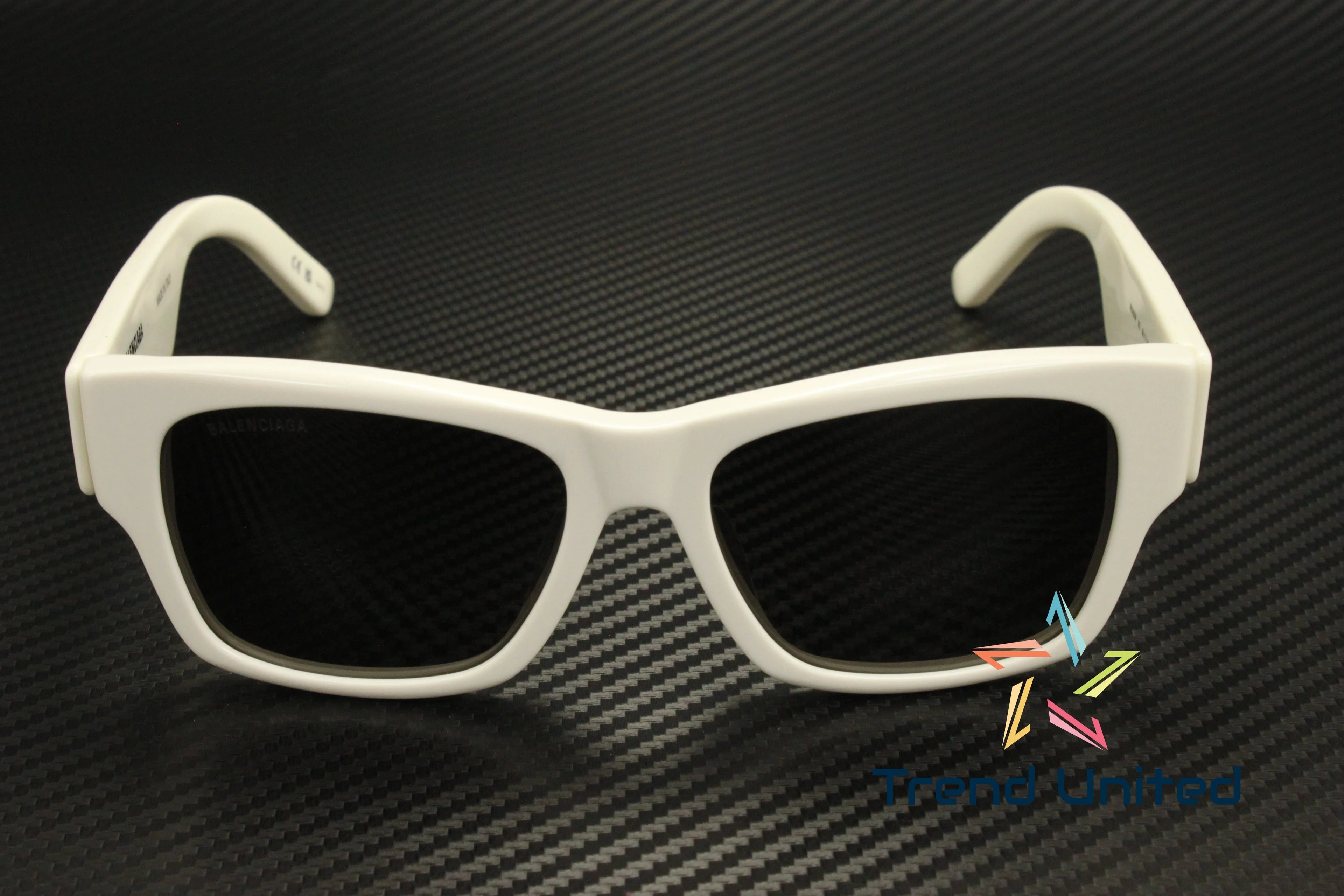 Balenciaga Grey Square Unisex Sunglasses BB0262SA 003 56