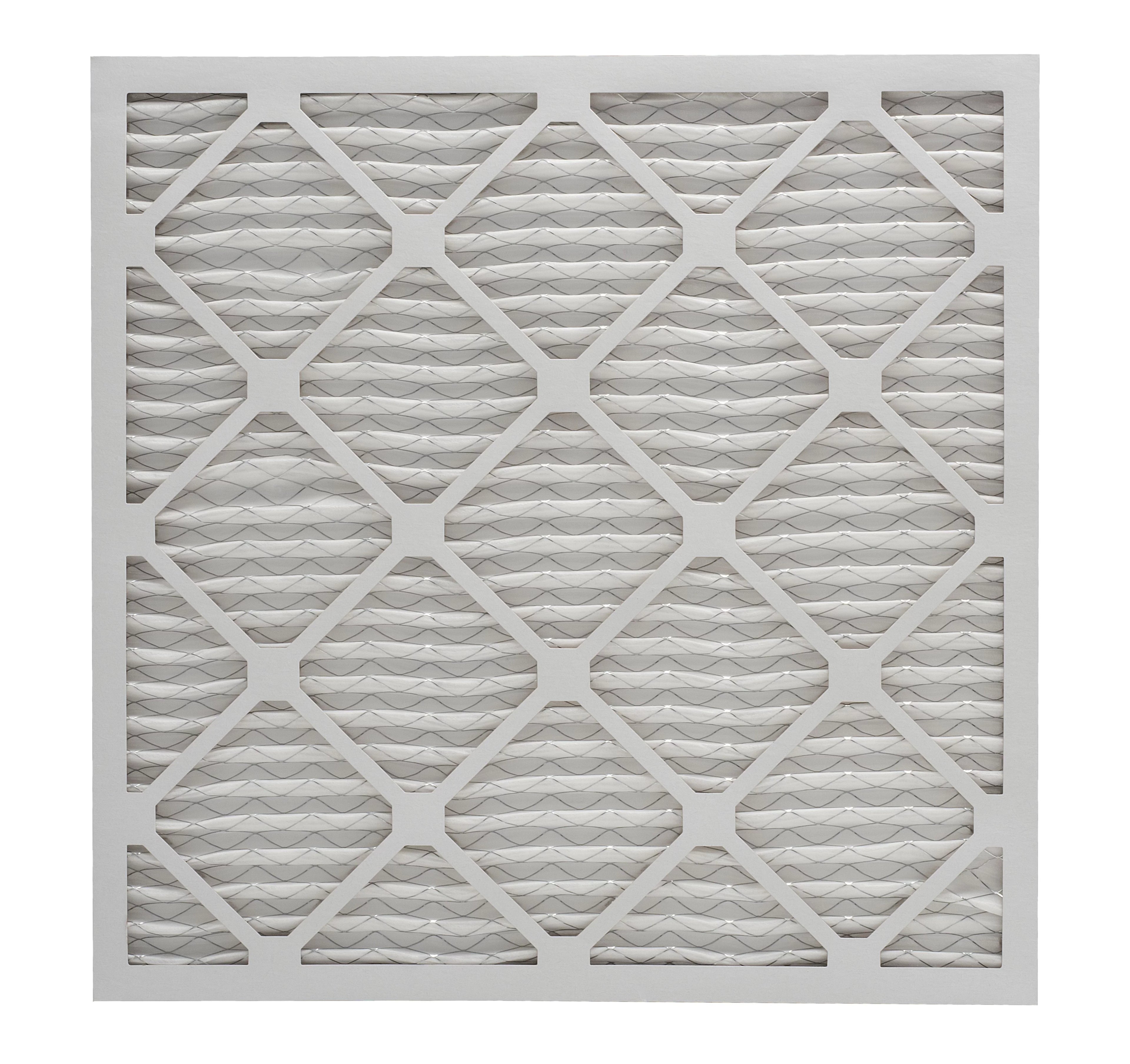 Aerostar 25x25x1   8, Pleated Air Filter, 25x25x1, Box of 6, Made in the