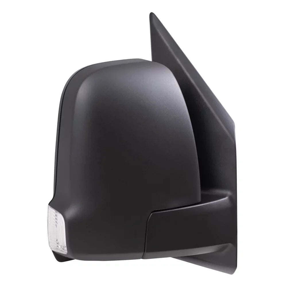 Brock Replacement Passenger Side Power Mirror Textured Black with Heat, Signal, Blind Spot Detection & Power Fold W/O Camera Compatible with 2019-2020 Sprinter Cargo 1500/2500/3500 (907)
