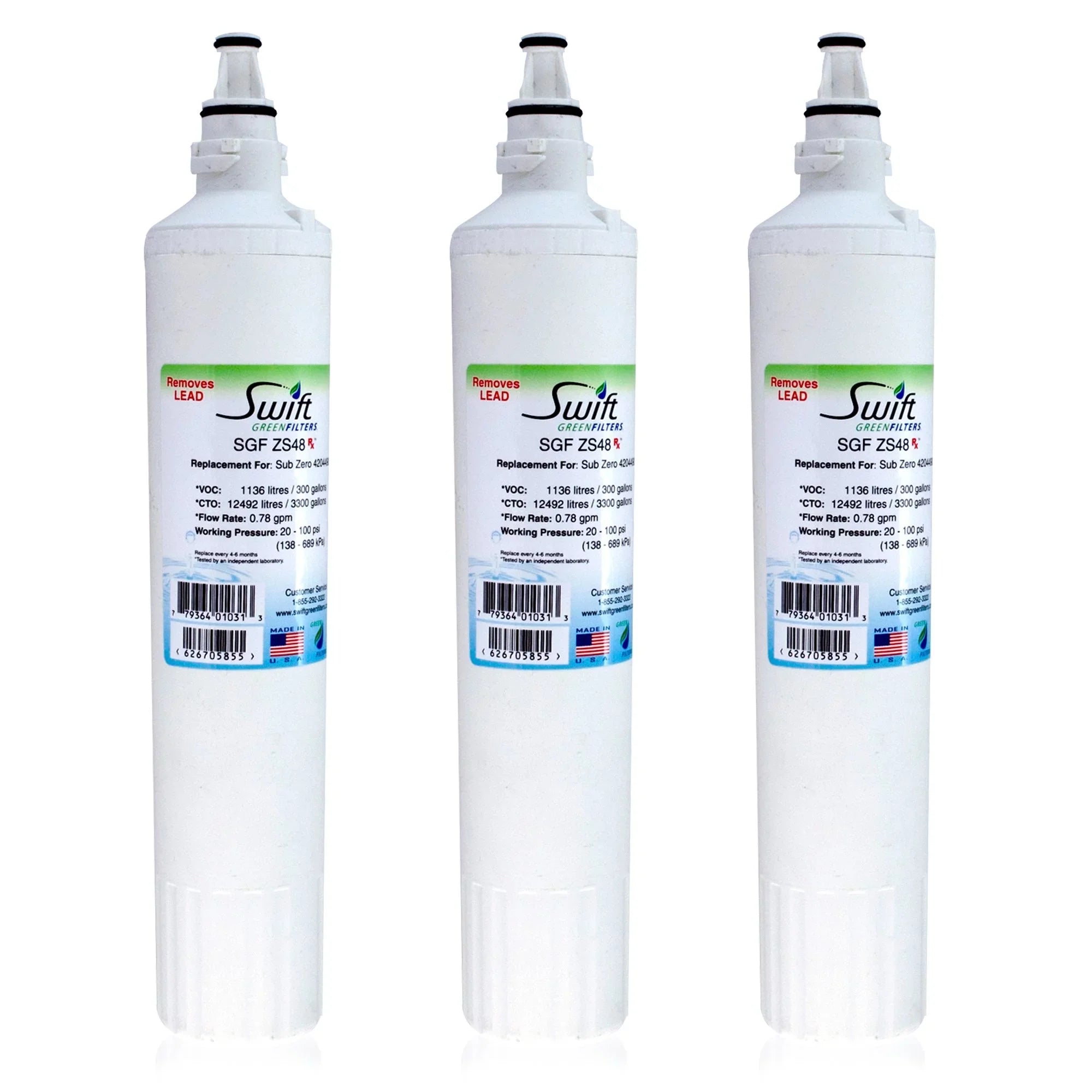 Swift Green's -ZS48 Rx  Replacement For Sub Zero 4204496