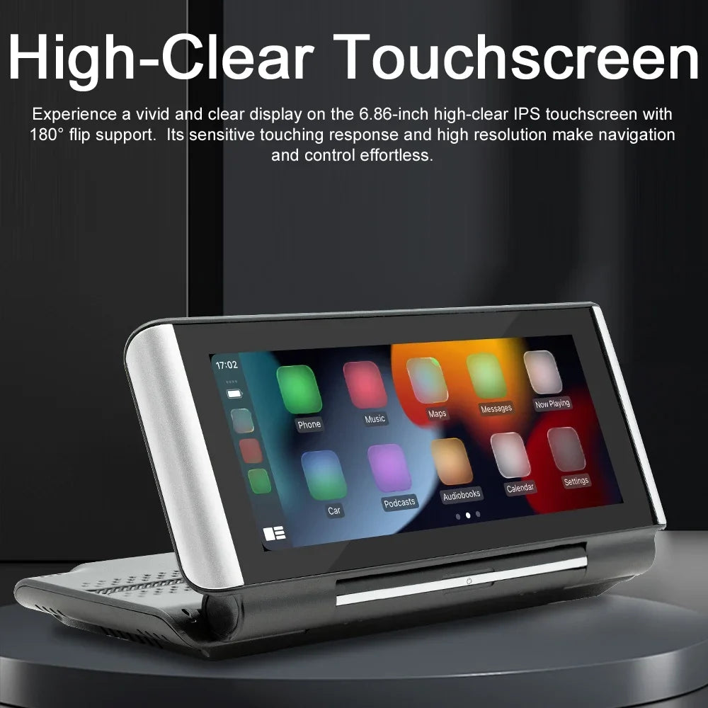 Pinnaco Car multifunction player,Car Player Inch Car Mp5 Player 6.86 Auto Support With 12led Camera Player Built-in Link/reverse Function Android Auto Bt Mp5 Stereo Bt Car Stereo Built-in Android