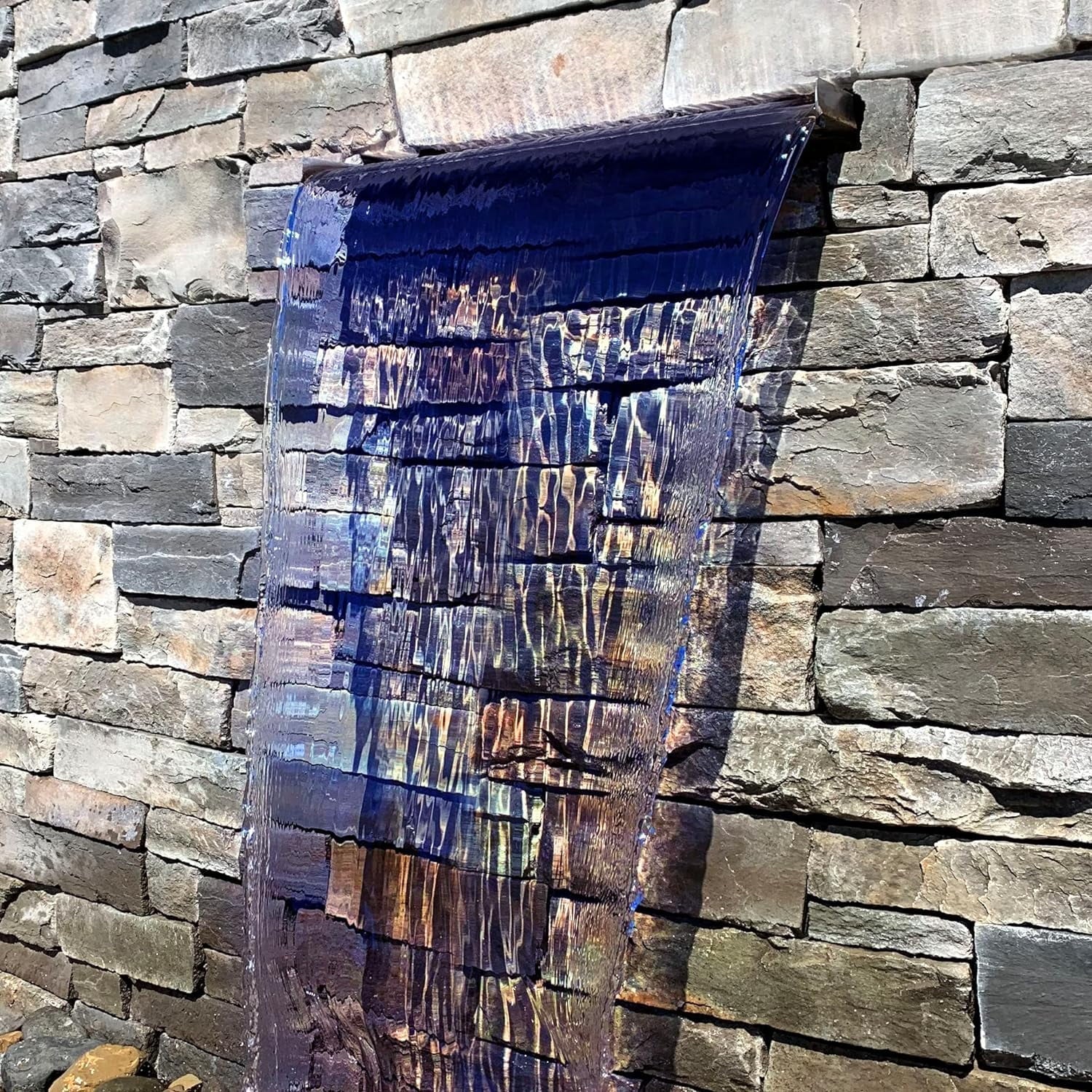 Pondmaster  Lighted Spillway 03755 Blue