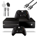 Microsoft Xbox One Original 500GB Gaming Console Black with 2 Controller  Cable Cleaning Kit Bundle Like New