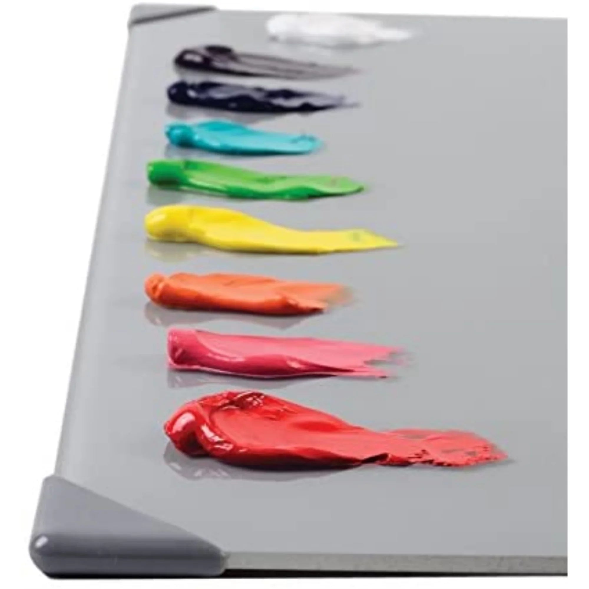 New Wave Posh Glass Tabletop Palette - 16" x 20", Gray