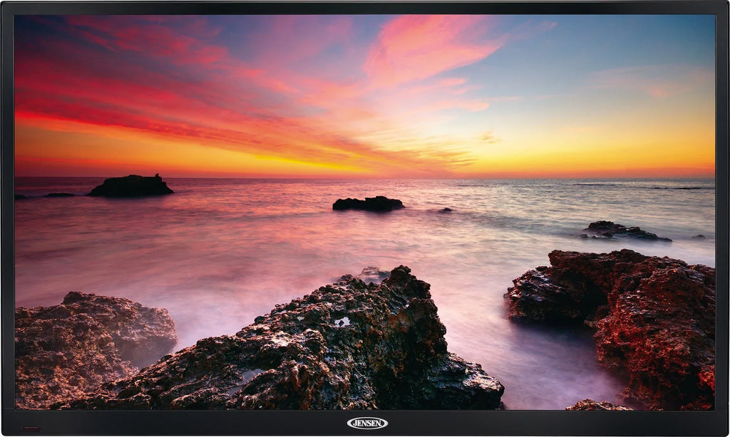 JE3217 32"   Television with Integrated  () Tuner and Remote Control, 1366 x 768 + Resolution,  Ready (1080p, 720p, & 480p), High Performance Wide 16:9  panel, 110V
