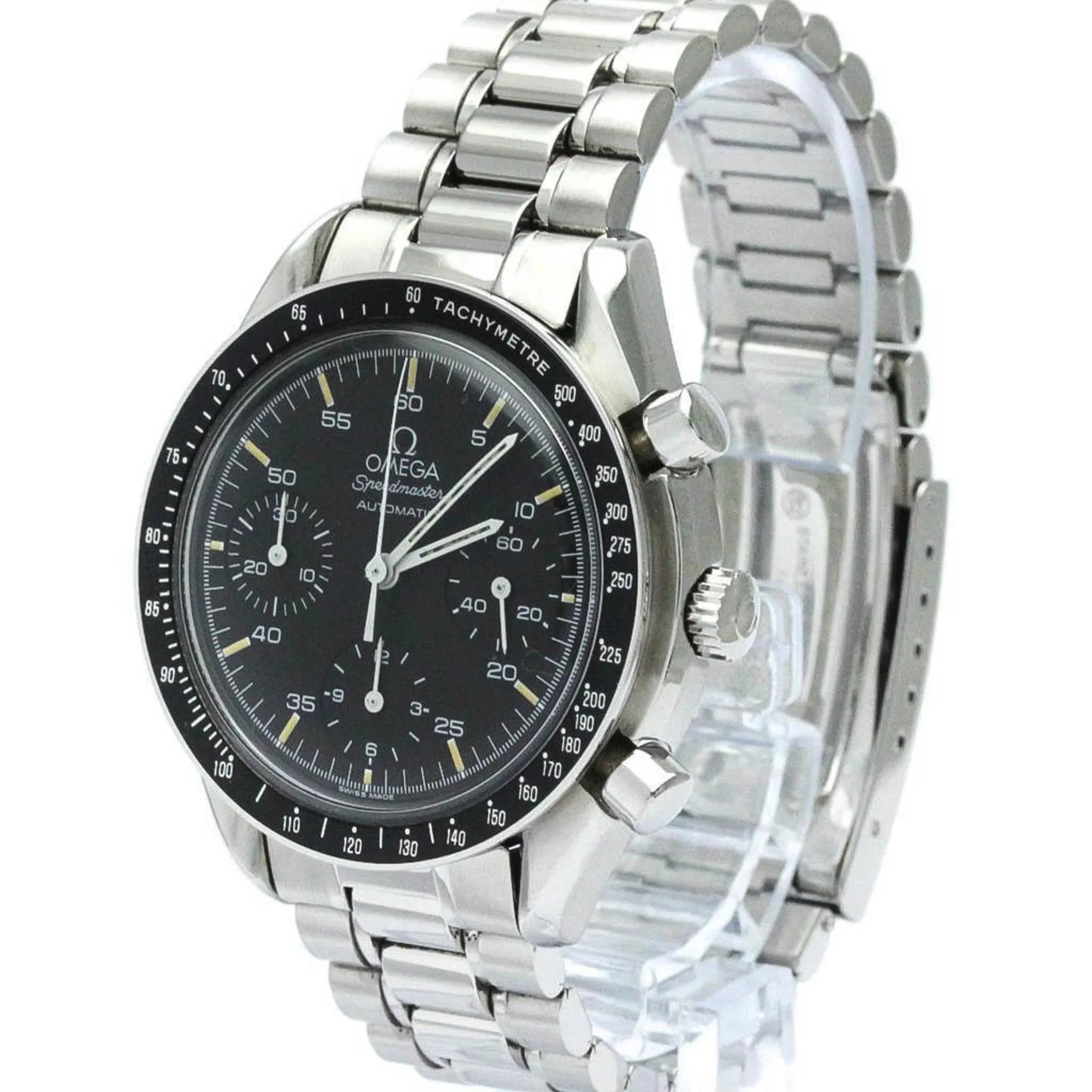 Pre-Owned Polished  Speedmaster Automatic Steel Mens Watch 3510.50 BF566331 (Good)