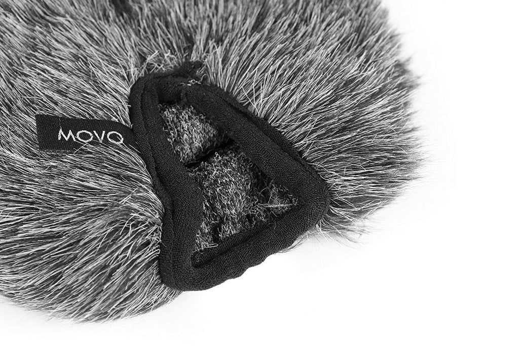 Movo -SM440 Furry Outdoor Microphone Windscreen Muff Custom Fit for Sennheiser  440 Compact Stereo Shotgun Microphone