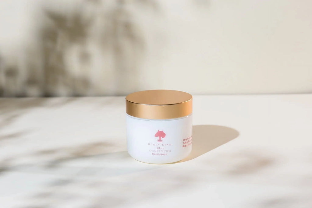 Merin Kind  Whipped Shea Body Butter -Skin and Hair (Blue Tansy Vanilla Orange, 8oz.)