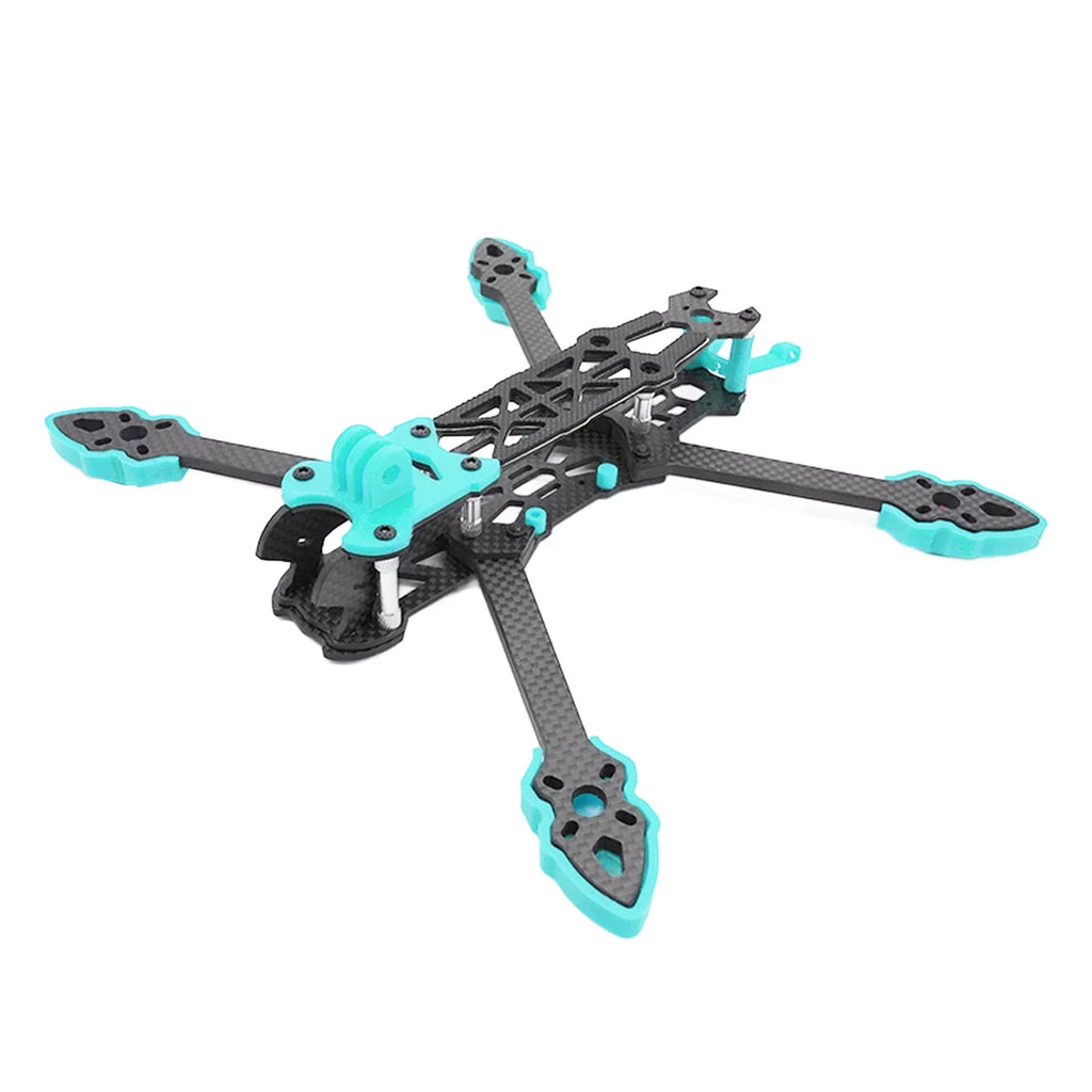 Buumin  Racing Drone Frame Professional 225mm Wheelbase Carbon Fiber Quadcopter Frame for  Drone Accessories Blue