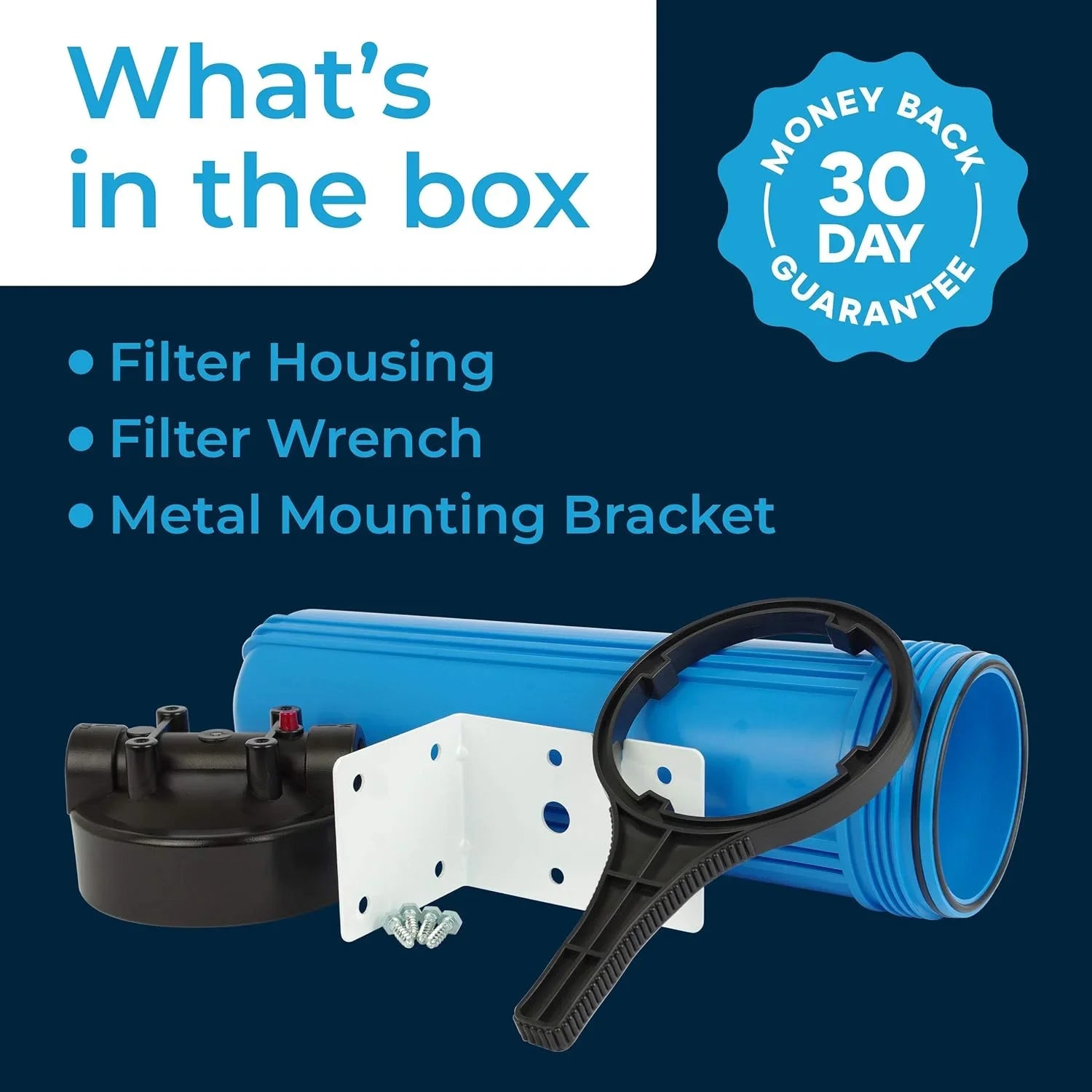 Water Filter Housing 20 Inch / 20 X 4.5/20"  / 20X4.5/150233 / 150467/150235, 1"  (Case Of 4)
