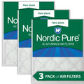 25x25x1 (24_1/2x24_1/2) Pure Green Eco-Friendly  Furnace Air Filters 3 Pack
