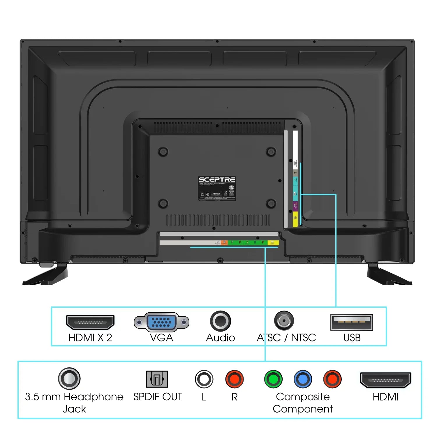 Sceptre 32" Class 1080P    X325BV-