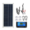 Gecheer Portable 300W Solar Flexible Panel Kit 12/24V Switch  Charging Interface Solar Board With Controller Waterproof Solar Cells for Phone  Car