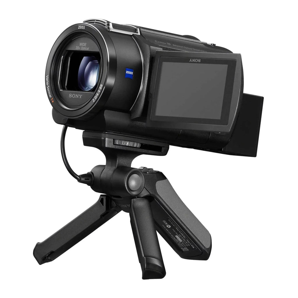 Sony -AX43 4K  Handyman Camcorder with Bag, Tripod and Accessory Bundle