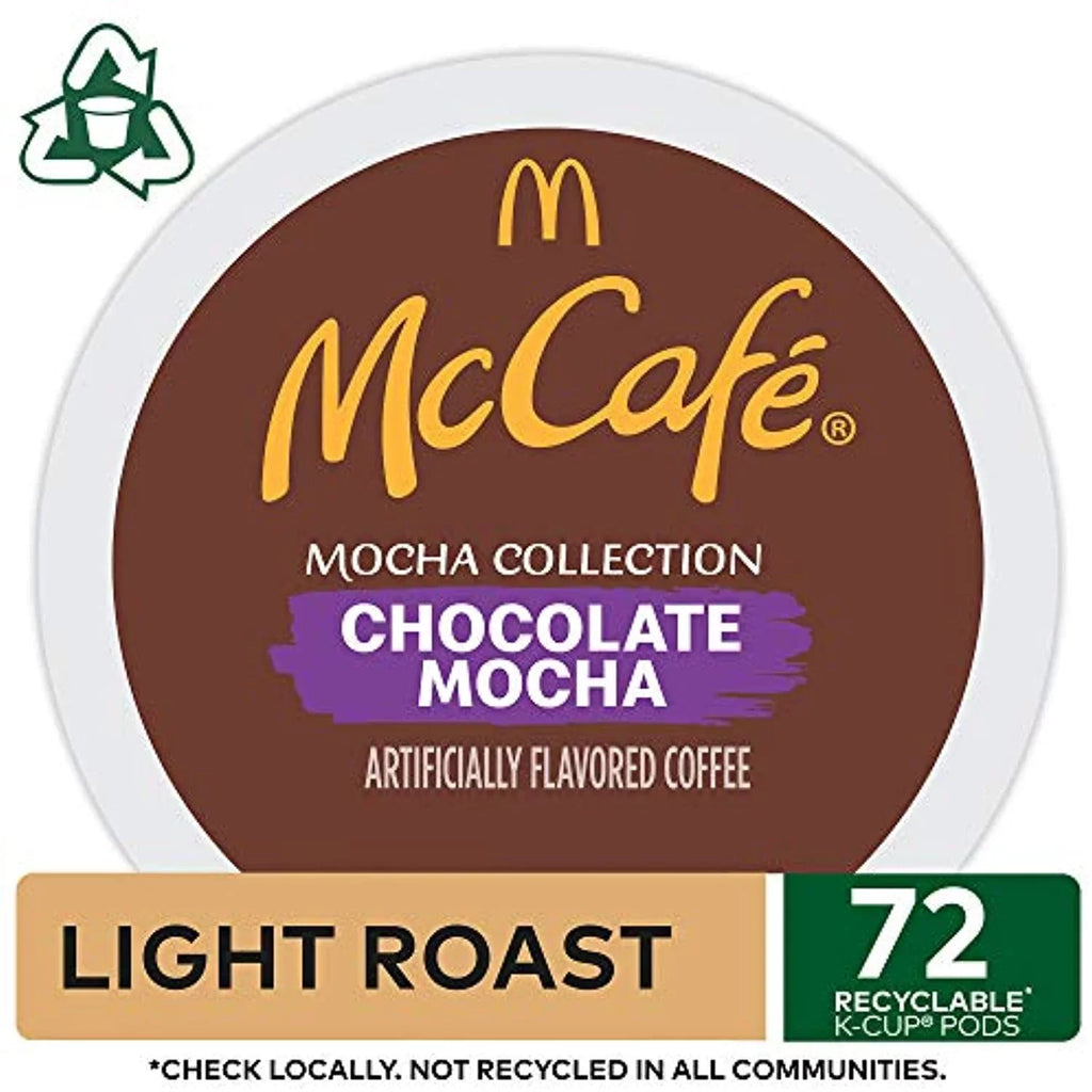 Mccafe Chocolate Mocha, Single Serve Coffee Keurig K-Cup Pods, Flavored Coffee, 72 Count