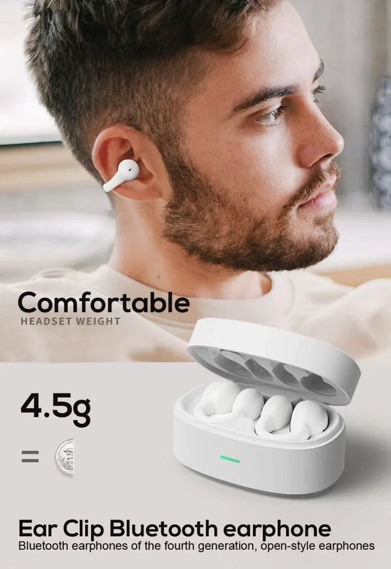 Wireless Ear-Clip  Earphones for Samsung Galaxy XCover / XCover6 Pro - Bluetooth Earbuds True Stereo Charging Case Hands-free Mic Headset for Samsung Galaxy XCover / XCover6 Pro