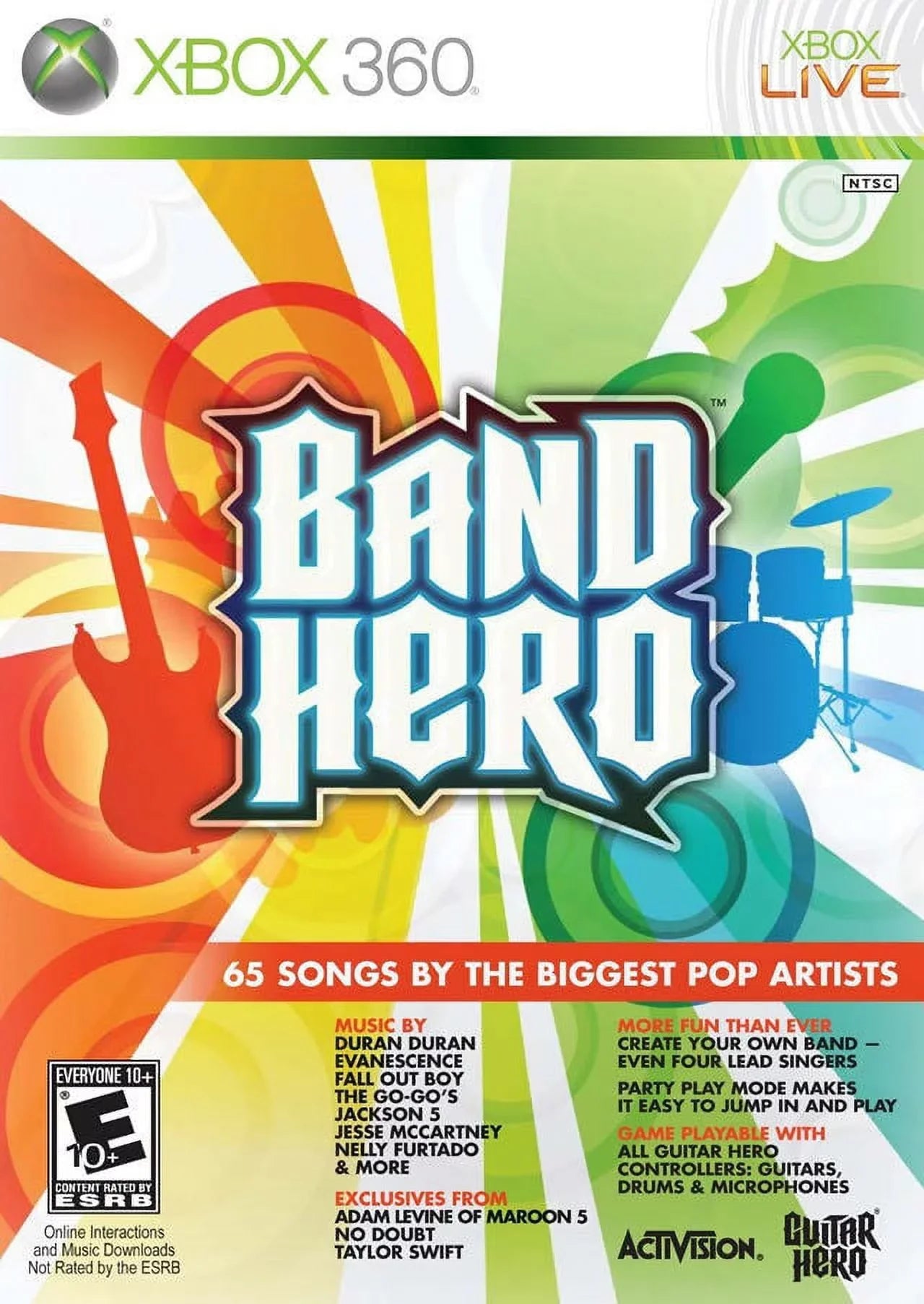 Band Hero (Game Only) Xbox 360 (Brand New Factory Sealed  Version) Xbox 360