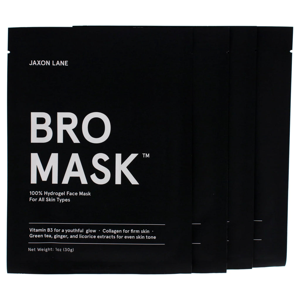 Jaxon Lane Bro Sheet Mask, 4 Pc Mask