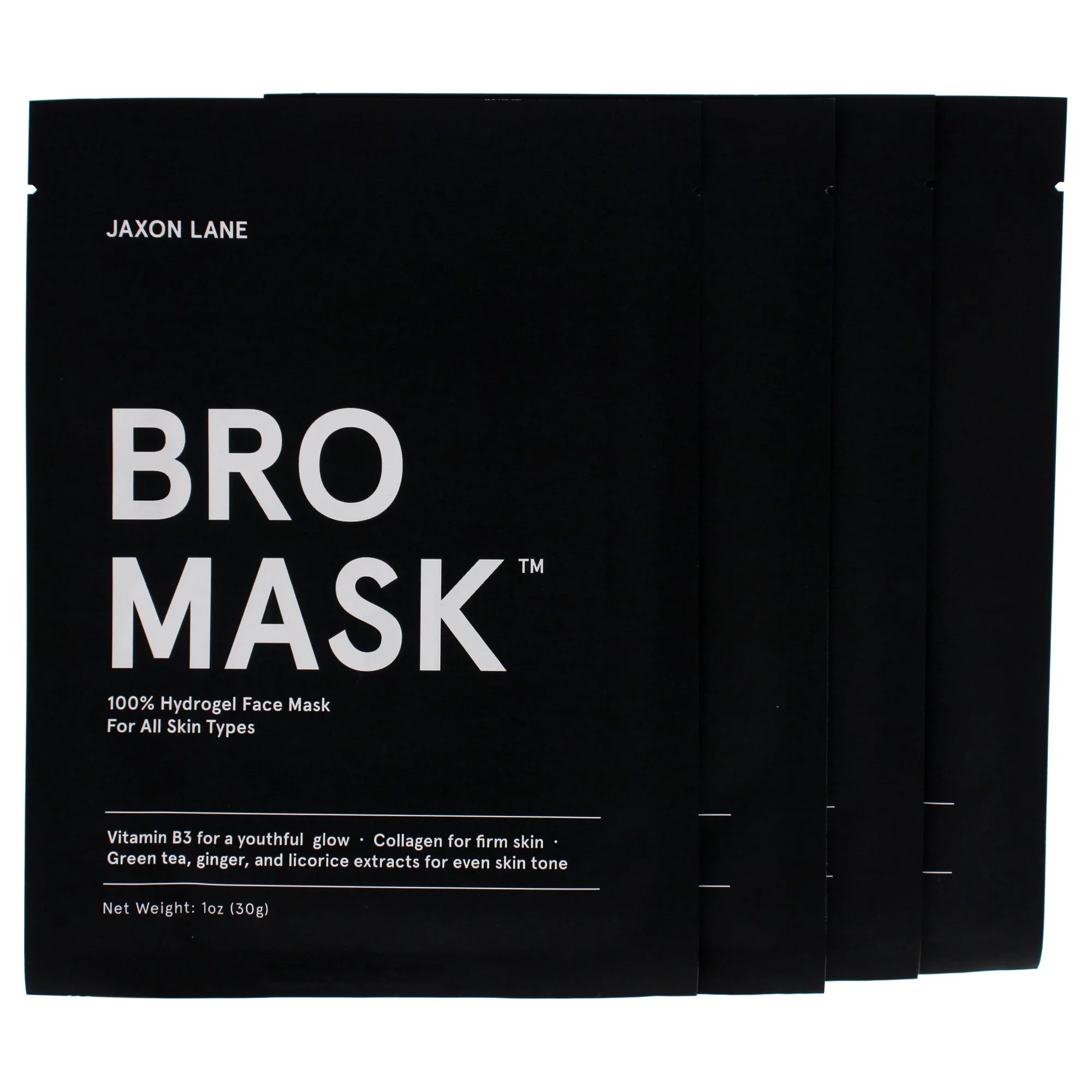 Jaxon Lane Bro Sheet Mask, 4 Pc Mask