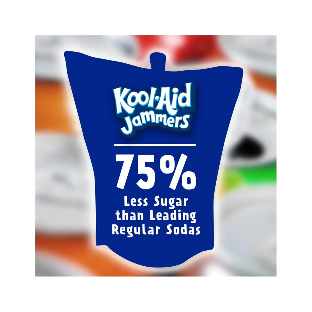Kool-Aid Jammers Fruit Drink, Blue Raspberry (Pack of 6)