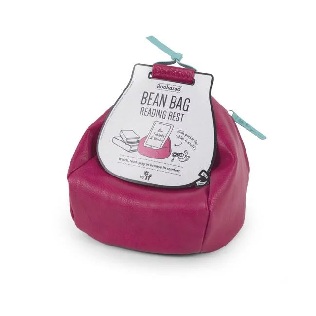 If   Bookaroo Bean Bag Reading Rest, Pink & Mint