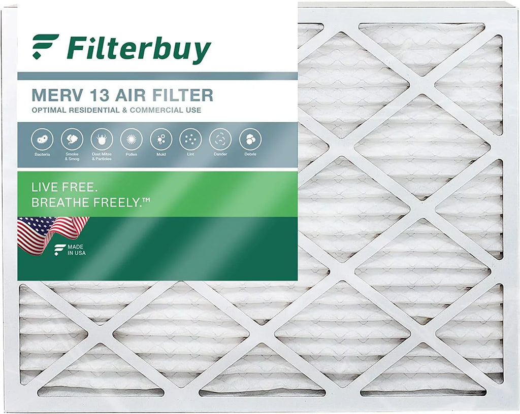 Filterbuy 18x25x2  13 Pleated   Furnace Air Filters (1-Pack)