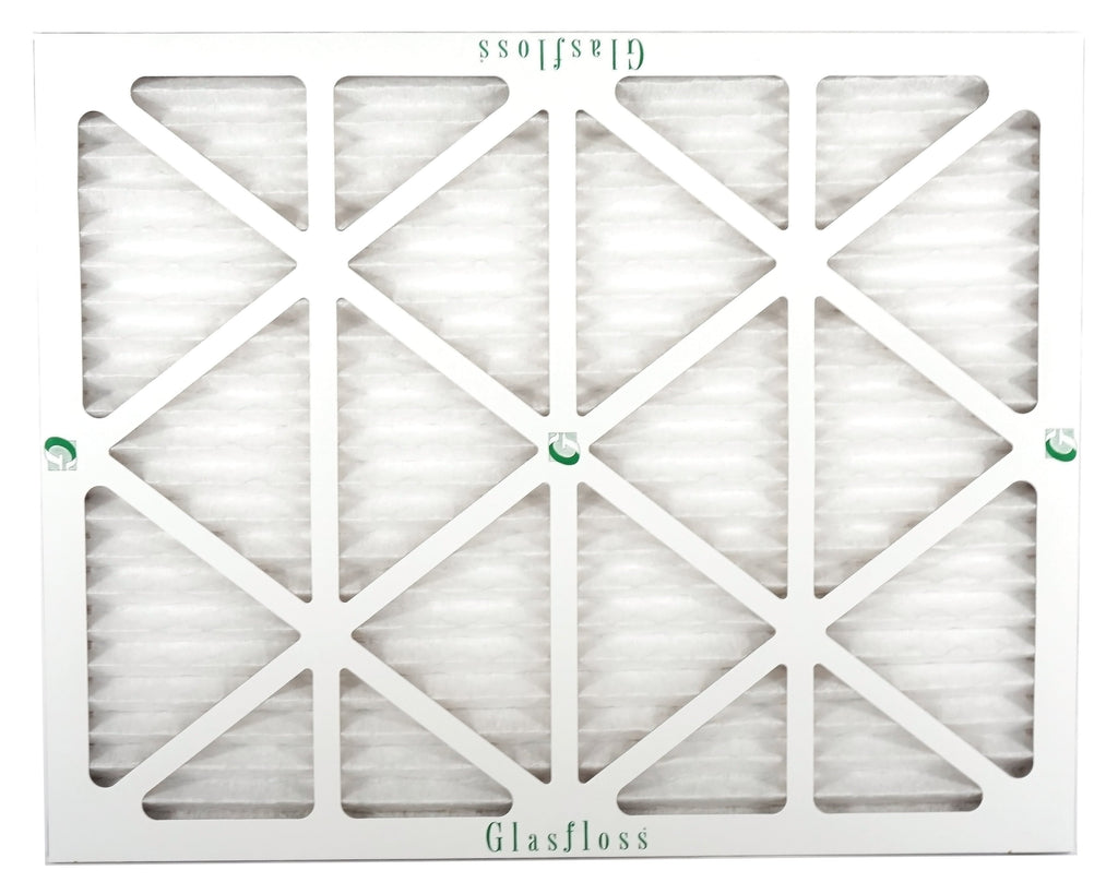 Glasfloss Air Filter 14x25x2 - 2"  10 - (Pack of 6) - Pleated  or  Air Filter - Furnace Air Filter - Home or Office - Made In The .